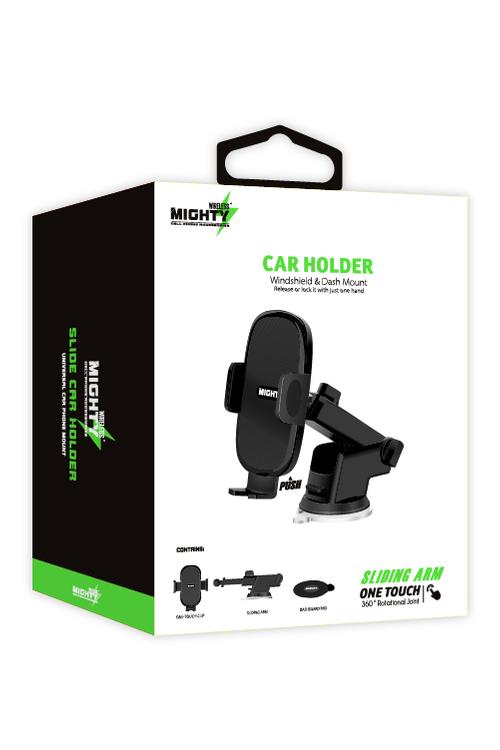 Mighty Wireless Windshield and Dashmount Car Holder MK04