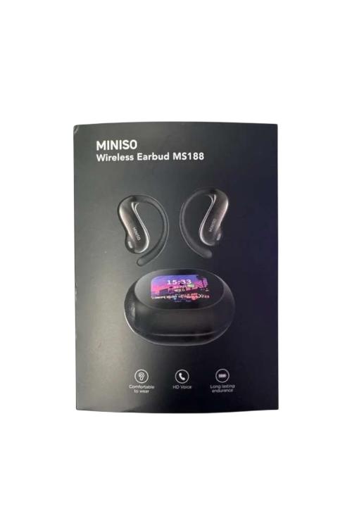 Miniso Ai Language Translator Earbuds Real Time Translator Earbuds OWS LCD Touchscreen MS188