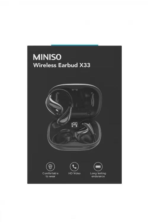 Miniso Earphone Bluetooth 5.4 True Wireless Low Latency and HD Voice X33
