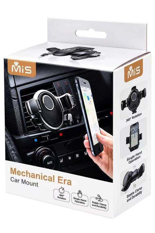 Mis Universal Car Phone Holder Mechanical Era 360° Rotation