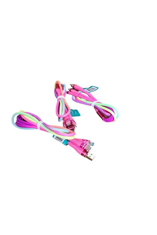Neon Colorful 3 in 1 Cable MK71