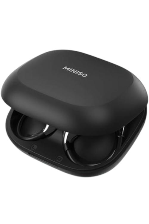 New Miniso Earphone Bluetooth 5.4 True Wireless Low Latency and HD Voice Black X33