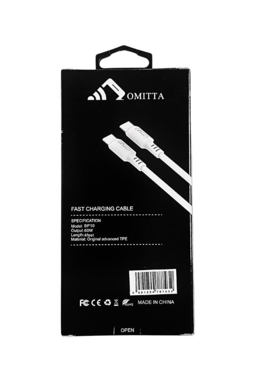 Omitta 60W Fast Charging 4FT USB-C to USB-C Cable