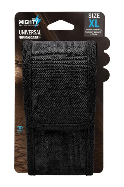 Mighty Dual Phone Vertical Pouch PCH19 BLACK (XL)