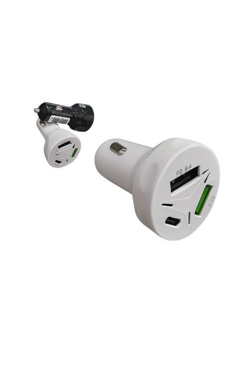 PD Car Charger with Dual USB Ports PD07 S