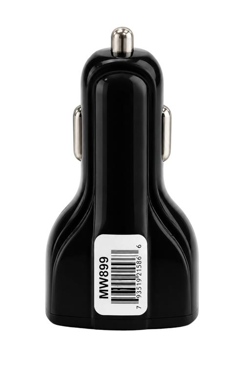 PD Multiple Port USB Car Charger Black MW899