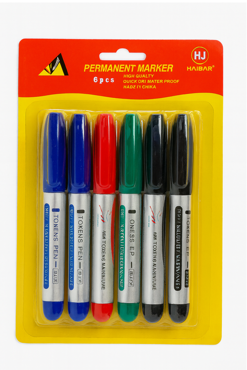 Permanent Marker 6PK