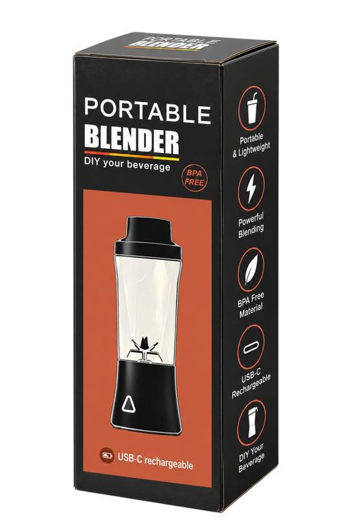 Portable USB-C Rechargeable Blender for Smoothies and Shakes 600ml
