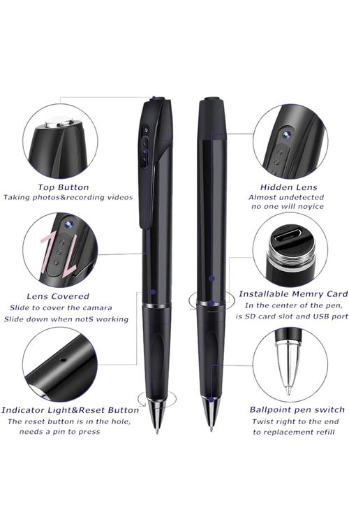 Professional Pen Camera with Discreet Video Recording X0042HIOBP