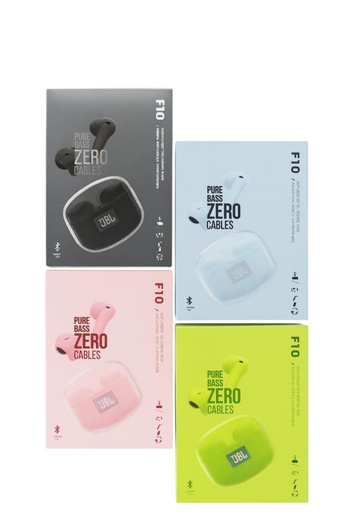 Pure Bass Zero Cables Wireless Earbuds F10
