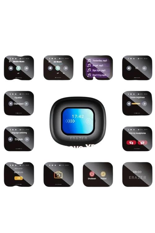 Refurbished Erazer True Wireless Open Ear Earbuds Bluetooth 5.4 Earphones, Waterproof ,35h Play time Black XP2