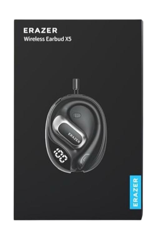 Refurbished Erazer Wireless Earbuds Open Ear Headset Black X5