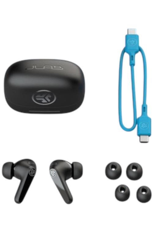 Refurbished JLab Jbuds Pods ANC True Wireless Earbuds Black EBJBPODSRBLK