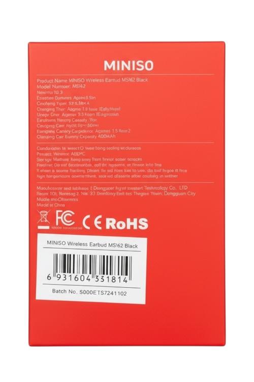 Refurbished Miniso AI Translation Wireless Earbuds Black MS162
