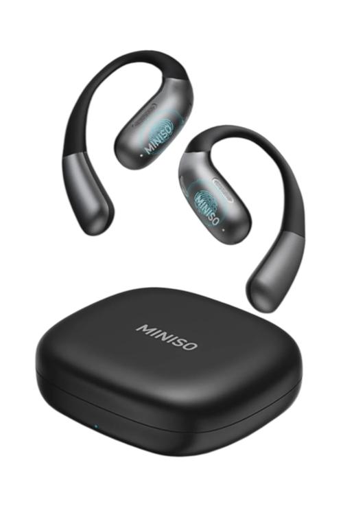 Refurbished Miniso Bluetooth Earbuds Lightweight Sport Fit HD Sound & Long-Lasting Battery Black X28