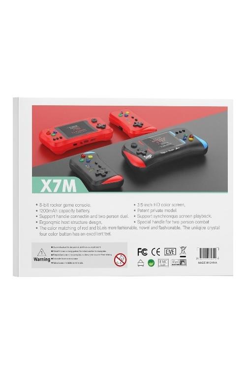 Handheld Retro Game Console 500-in-1 with TV Output without Remote X7M