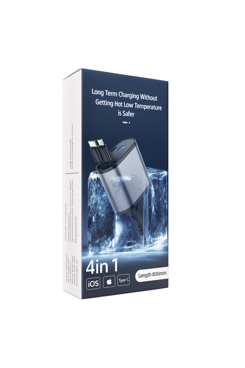 Retractable 4 in 1 Car Charger RCC01
