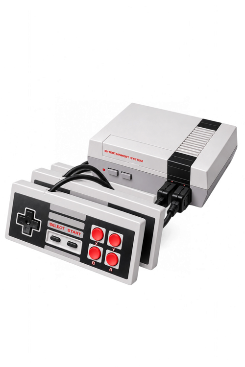Retro Mini Game Console, 620 Built-In Classic Games with 2 Wired Controllers