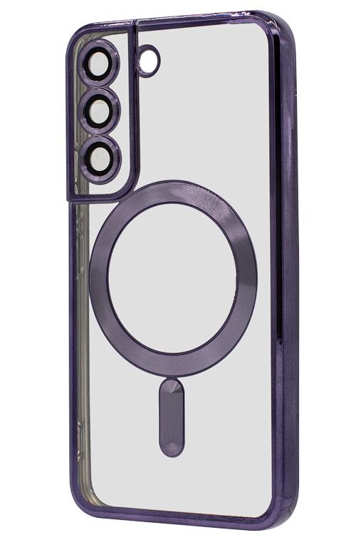 S22 TPU Case With Metallic Magnet Wholesale Purple