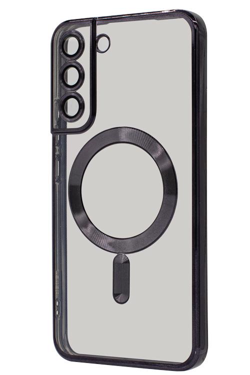 S22 Plus TPU Case With Metallic Magnet Wholesale Dark Purple