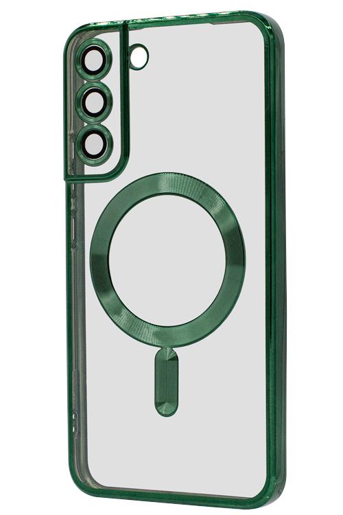 S22 Plus TPU Case With Metallic Magnet Wholesale Green