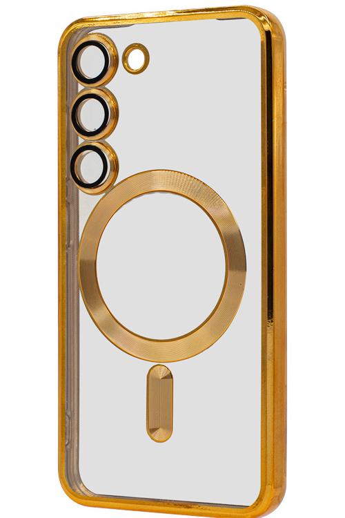 S23 TPU Case With Metallic Magnet Wholesale Gold