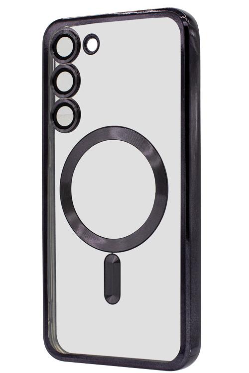 S23 Plus TPU Case With Metallic Magnet Wholesale Black