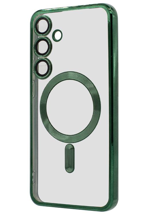 S24 Plus TPU Case With Metallic Magnet Wholesale Green