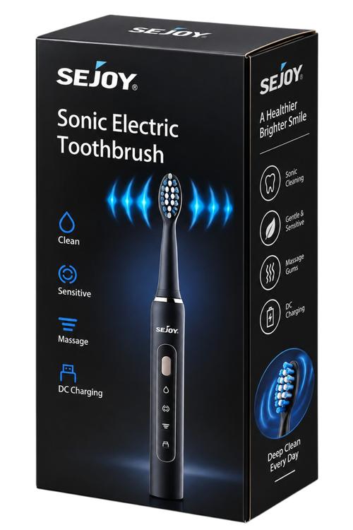 Sejoy Sonic Electric Toothbrush Clean, Sensitive and Massage Modes