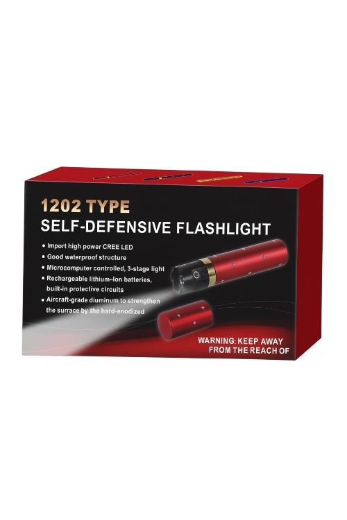 Self-Defensive Flashlight Stun Gun SG1202