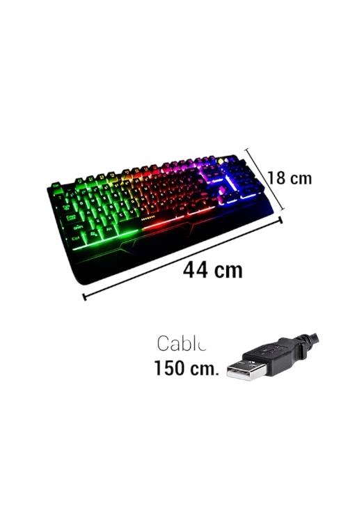 Sentry Wired Gaming Keyboard with RGB Lighting KX100