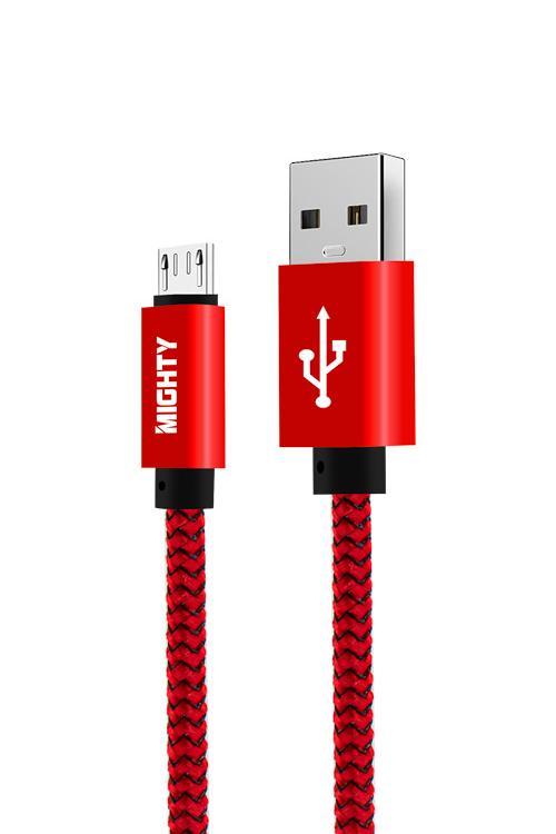 Solid Micro USB Fabric Cable 6FT Wholesale V96FT