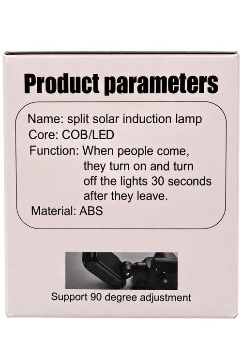 Split Solar Wall Lamp, 3 Head Solar Wall Light Outdoor Security Lamp FL1725A