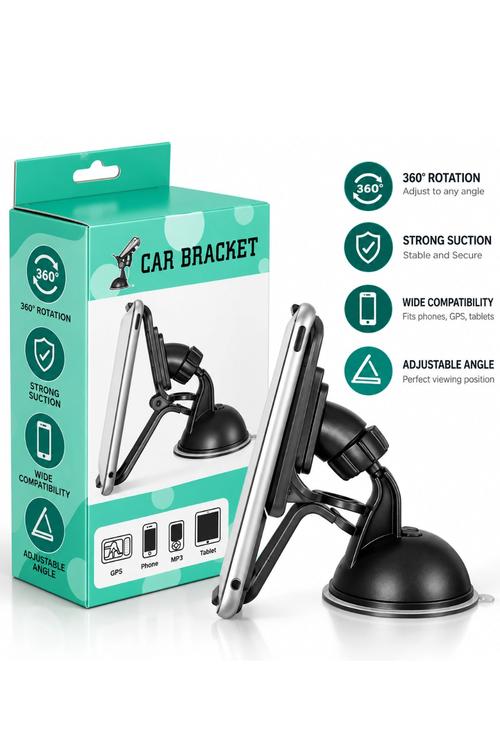 Strong-Suction Dashboard and Windshield Phone Holder