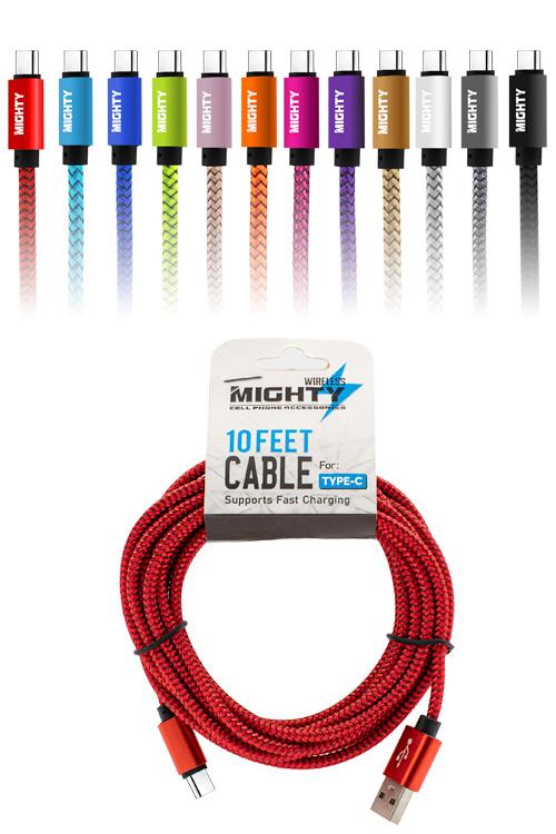 Type-C 10ft Super Cable Wholesale TC10FTSUPER