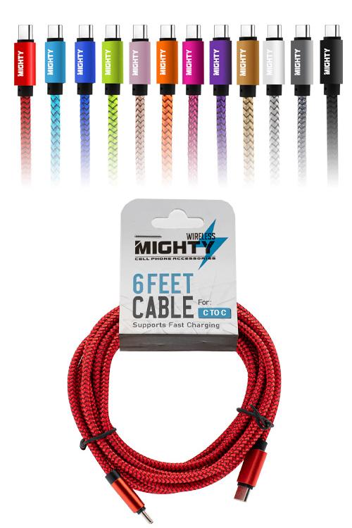 Type-c to Type-c 6ft Super Cable Wholesale CC6FTSUPER