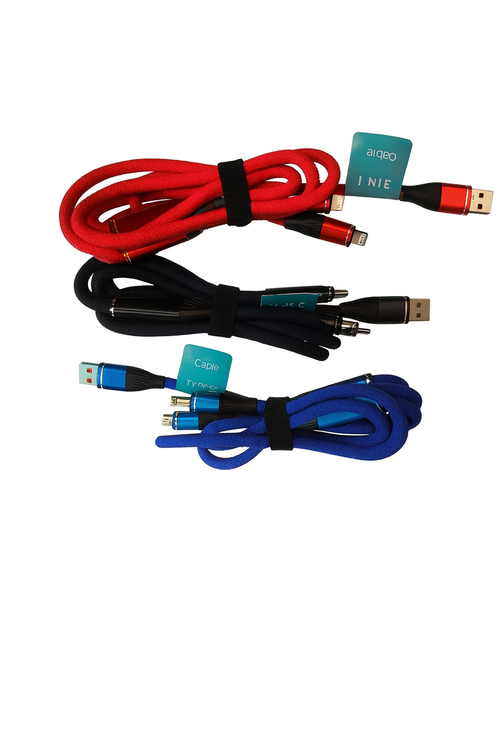 Thick Fabric 3 in 1 Cable MK38