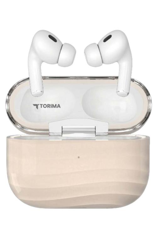Torima ANC Wireless Earbuds with 300mAh Charging Case Beige G03