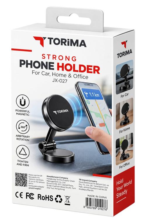 Torima Anti-Shake Magnetic Phone Mount with 360° Rotation JX027