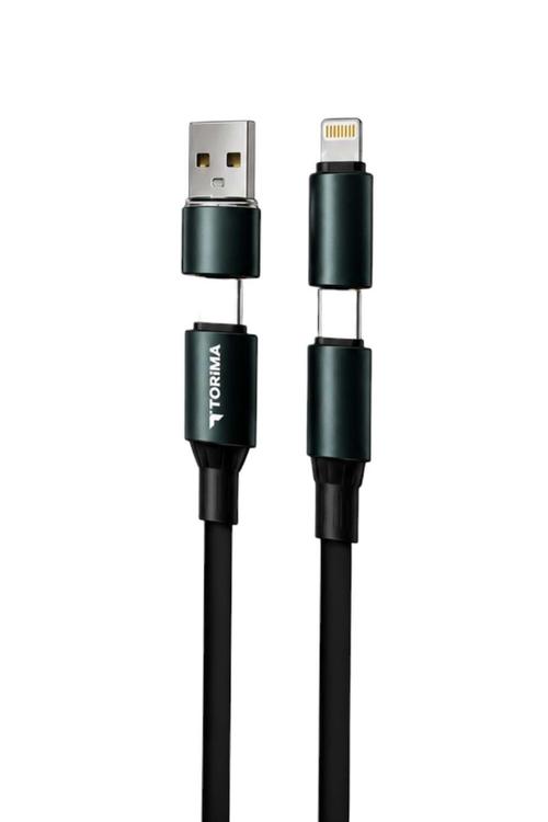 Torima Universal 4in1 240W Fast Charging Silicone Cable U24