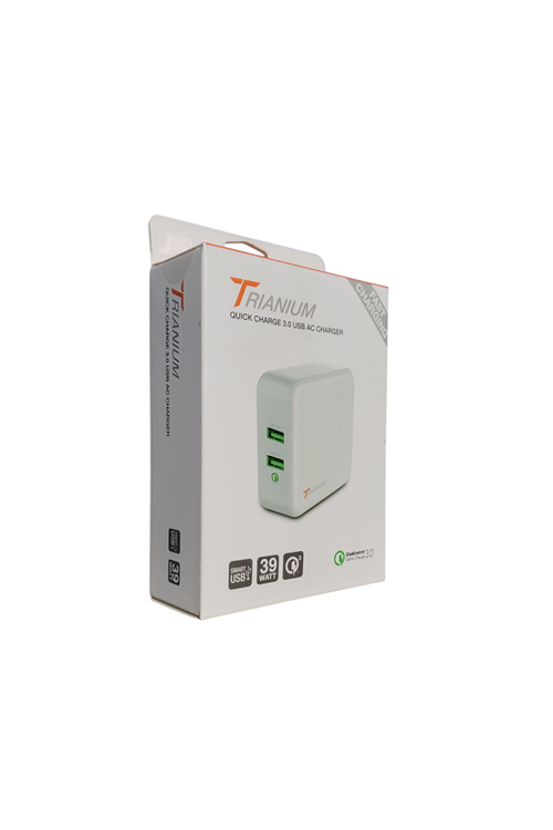 Trianium 39W Dual USB Qualcomm Quick Charge Wall Charger X001BG1K0H
