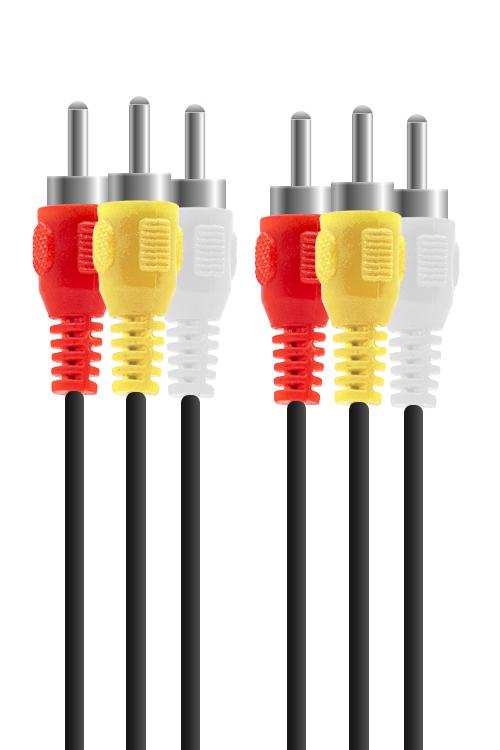 Triple RCA to Triple RCA cable 10FT - MW183