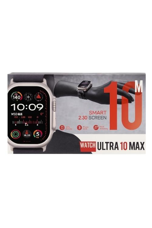 ULTRA 10 Smart Watch 3 Straps black grey orange ULTRA10MAX