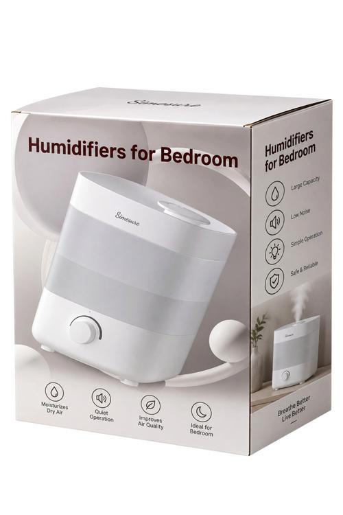 Ultrasonic Bedroom Humidifier with Adjustable Mist Knob