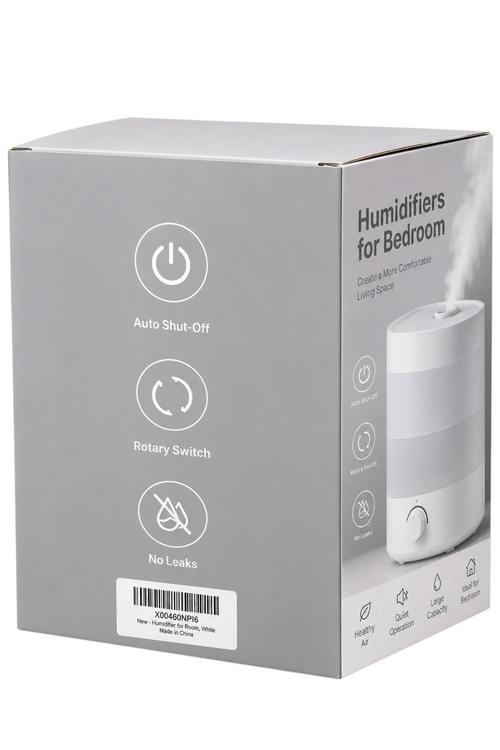 Ultrasonic Bedroom Humidifier with Adjustable Mist Knob