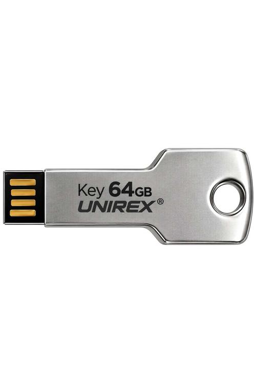 Unirex 64GB USB 2.0 Key Flash Drive USFK264 