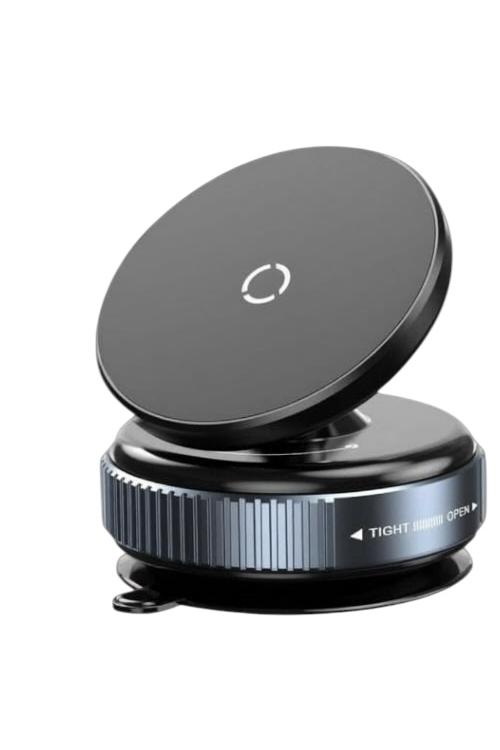 Vacuum Suction Magnetic Car Mount 360° Rotating Phone Holder K009