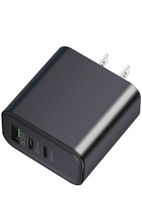 Wall Charger Double PD and Single USB Port PD04