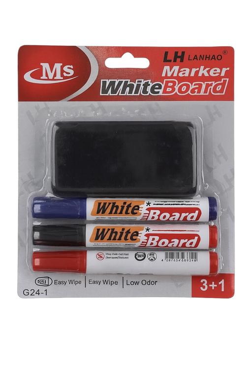 Whiteboard Marker 3PK with Eraser