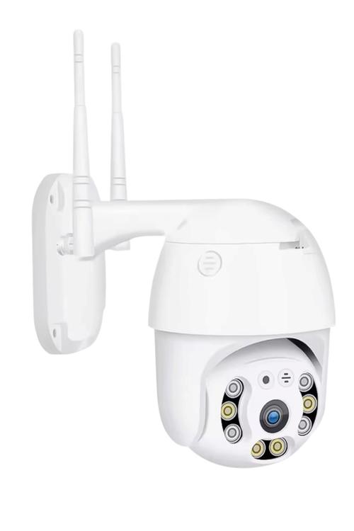WiFi Smart Outdoor Security Camera, Dual Antenna, Night Vision and Motion Detection IP66